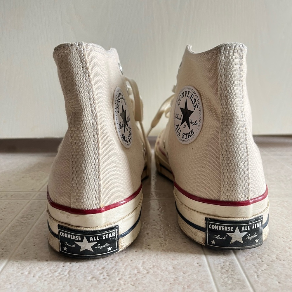 CONVERSE
CHUCK 70 HI SNEAKERS IN PARCHMENT